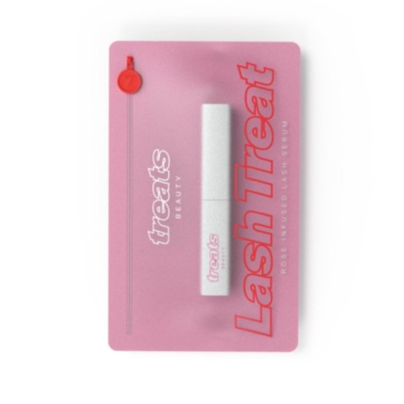❣️2/$36 NIB TREATS BEAUTY Lash Treat Rose Infused Lash Serum Full Size 3mL $65 - Picture 2 of 16
